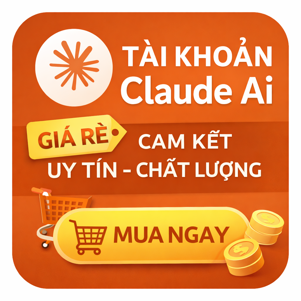 Claude AI Pro Chính Hãng – Tài Khoản Cao Cấp, Hỗ Trợ Toàn Diện