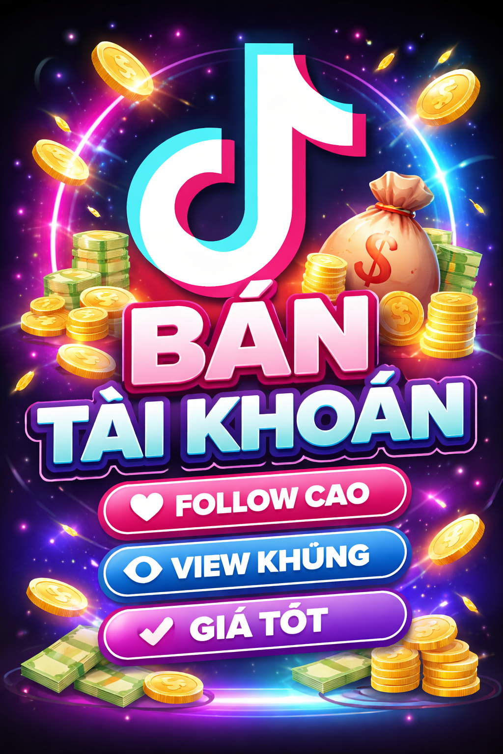 Tài khoản TikTok Việt Nam từ Reg New đến 1 Năm, nhiều gói phù hợp mọi nhu cầu
