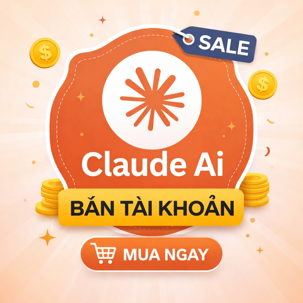 Tài Khoản Claude AI Pro Chính Hãng – Giá Tốt – Bảo Hành Lỗi 1 Đổi 1