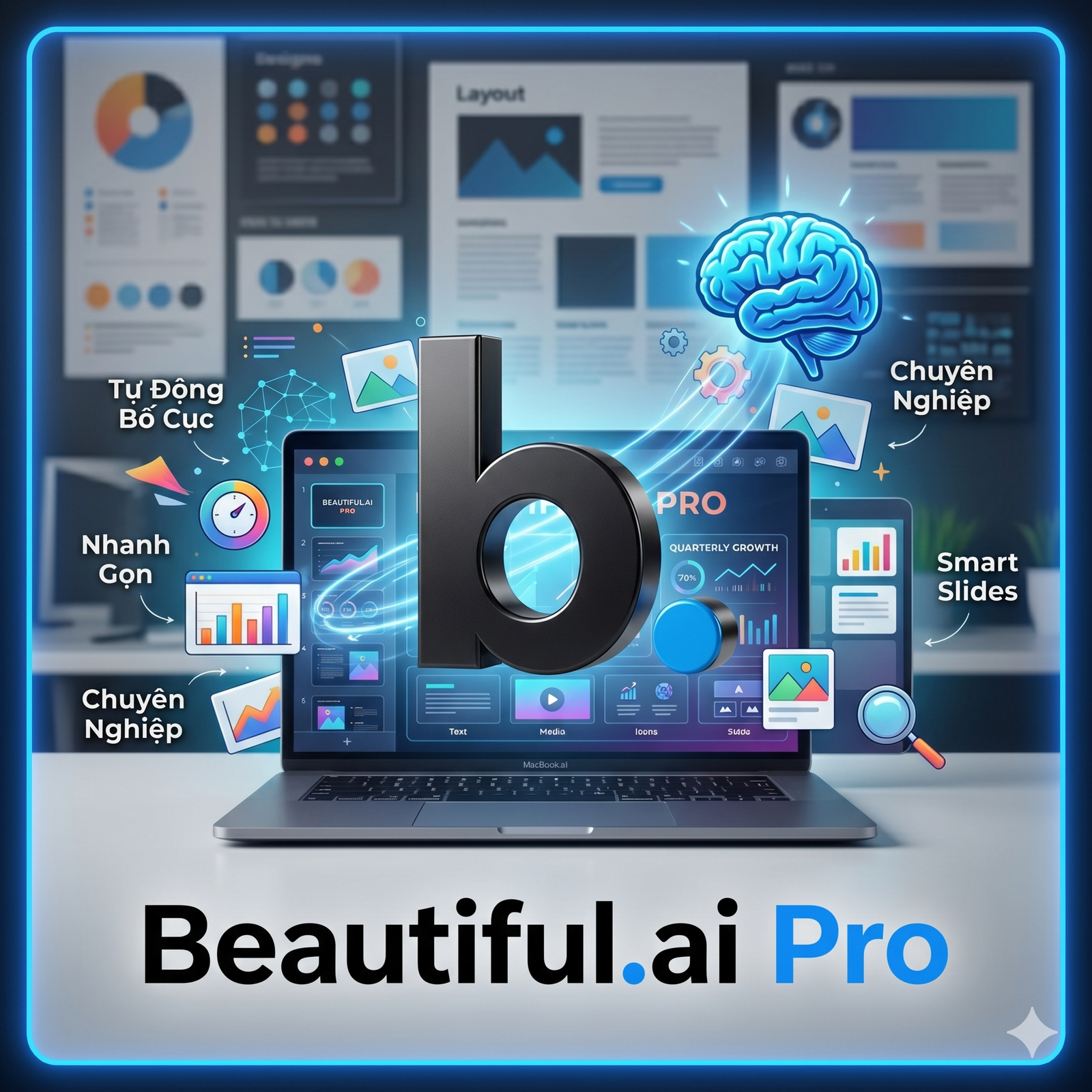Làm Slide đẹp chuẩn Designer chỉ trong 5 phút với Beautiful.ai Pro – Tự động hóa mọi bố cục