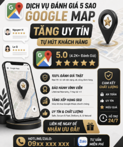 Tài khoản Google Maps – Tối Ưu Đánh Giá, Nâng Cao Uy Tín Doanh Nghiệp
