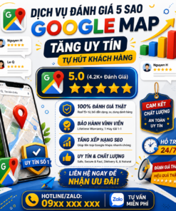 Tài khoản Google Maps – Giải Pháp Tăng Rating & Đánh Giá Hiệu Quả